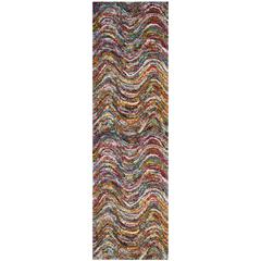 FIESTA SHAG, MULTI, 2'-3" X 8', Area Rug, FSG386M-28