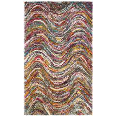 FIESTA SHAG, MULTI, 3' X 5', Area Rug, FSG386M-3