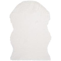 FAUX SHEEP SKIN, IVORY, 5' X 8', Area Rug, FSS115A-5