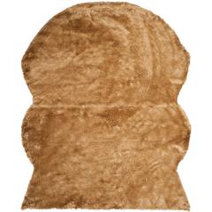 FAUX SHEEP SKIN, CAMEL, 8' X 10', Area Rug
