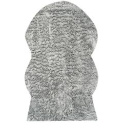 FAUX SHEEP SKIN, LIGHT GREY, 5' X 8', Area Rug