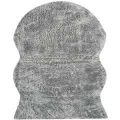 FAUX SHEEP SKIN, LIGHT GREY, 8' X 10', Area Rug