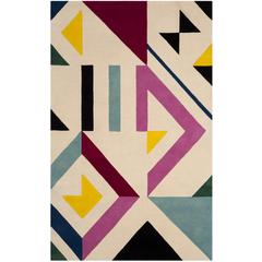 FIFTH AVENUE, IVORY / MULTI, 5' X 8', Area Rug, FTV114A-5