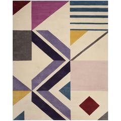 FIFTH AVENUE, IVORY / PURPLE, 8' X 10', Area Rug