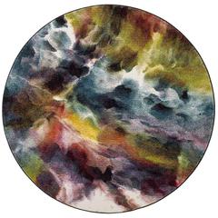GALAXY, MULTI, 5'-3" X 5'-3" Round, Area Rug