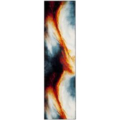 GALAXY, ORANGE / MULTI, 2'-3" X 8', Area Rug, GAL112D-28