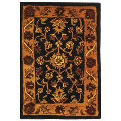 GOLDEN JAIPUR, BLACK / GOLD, 2'-0" X 3'-0", Area Rug