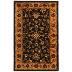 GOLDEN JAIPUR, BLACK / GOLD, 3'-0" X 5'-0", Area Rug