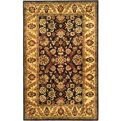 GOLDEN JAIPUR, BLACK / GOLD, 5'-0" X 8'-0", Area Rug