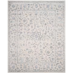 GLAMOUR, SILVER / IVORY, 8' X 10', Area Rug, GLM515A-8