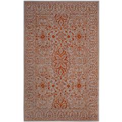 GLAMOUR, GREY / RUST, 5' X 8', Area Rug