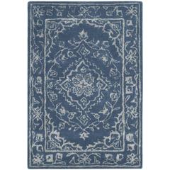 GLAMOUR, BLUE, 2' X 3', Area Rug