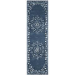 GLAMOUR, BLUE, 2'-3" X 8', Area Rug