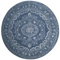 GLAMOUR, BLUE, 6' X 6' Round, Area Rug