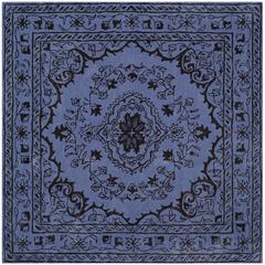 GLAMOUR, PURPLE, 6' X 6' Square, Area Rug