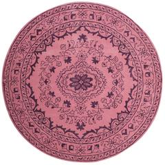 GLAMOUR, PINK, 6' X 6' Round, Area Rug