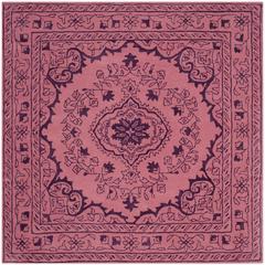 GLAMOUR, PINK, 6' X 6' Square, Area Rug