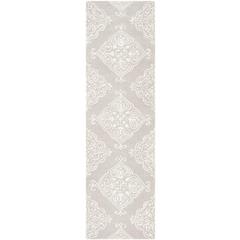 GLAMOUR, SILVER / IVORY, 2'-3" X 8', Area Rug, GLM568A-28