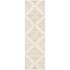 GLAMOUR, IVORY / BEIGE, 2'-3" X 8', Area Rug