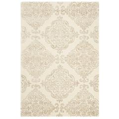 GLAMOUR, IVORY / BEIGE, 4' X 6', Area Rug