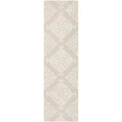 GLAMOUR, BEIGE / IVORY, 2'-3" X 8', Area Rug