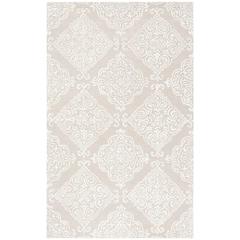 GLAMOUR, BEIGE / IVORY, 5' X 8', Area Rug