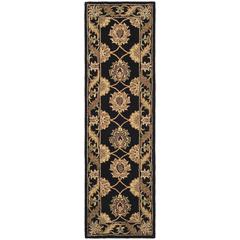 HERITAGE, BLACK, 2'-3" X 8', Area Rug
