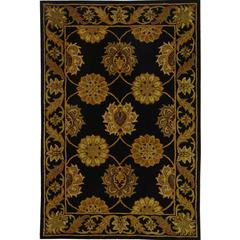 HERITAGE, BLACK, 4'-0" X 6'-0", Area Rug, HG314A-4