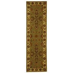 HERITAGE, GREEN / GOLD, 2'-3" X 8', Area Rug, HG343A-28
