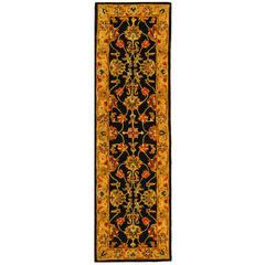 HERITAGE, CHARCOAL / GOLD, 2'-3" X 8', Area Rug