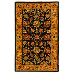HERITAGE, CHARCOAL / GOLD, 3' X 5', Area Rug