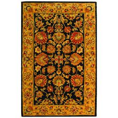 HERITAGE, CHARCOAL / GOLD, 5' X 8', Area Rug
