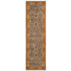 HERITAGE, BLUE / ORANGE, 2'-3" X 8', Area Rug