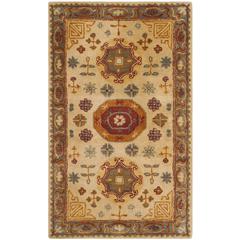 HERITAGE, BEIGE / MULTI, 3' X 5', Area Rug