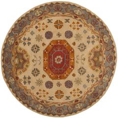 HERITAGE, BEIGE / MULTI, 6' X 6' Round, Area Rug