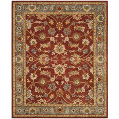 HERITAGE, RED / BLUE, 8' X 10', Area Rug