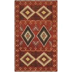 HERITAGE, RED / MULTI, 3' X 5', Area Rug, HG404A-3