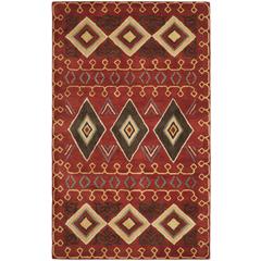HERITAGE, RED / MULTI, 5' X 8', Area Rug, HG404A-5