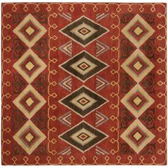 HERITAGE, RED / MULTI, 6' X 6' Square, Area Rug, HG404A-6SQ