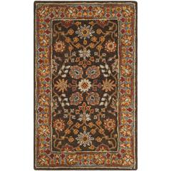 HERITAGE, CHARCOAL / BLUE, 3' X 5', Area Rug, HG405A-3