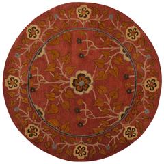 HERITAGE, RED / MULTI, 6' X 6' Round, Area Rug, HG407A-6R