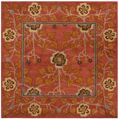 HERITAGE, RED / MULTI, 6' X 6' Square, Area Rug, HG407A-6SQ