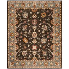 HERITAGE, CHARCOAL / BLUE, 8' X 10', Area Rug, HG412A-8