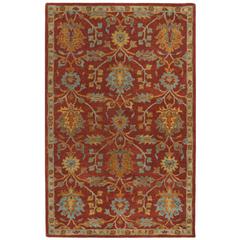 HERITAGE, RED / MULTI, 5' X 8', Area Rug, HG417Q-5