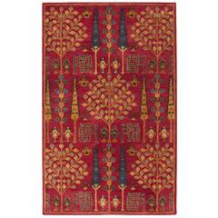 HERITAGE, RED / MULTI, 5' X 8', Area Rug, HG418Q-5