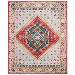HERITAGE, GREY / RED, 8' X 10', Area Rug