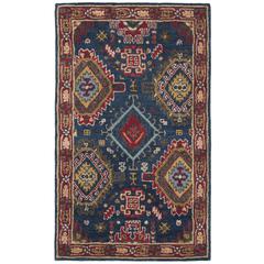 HERITAGE, NAVY / RED, 3' X 5', Area Rug, HG426N-3