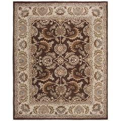 HERITAGE, BROWN / IVORY, 8' X 10', Area Rug