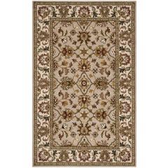 HERITAGE, IVORY / LIGHT GOLD, 5' X 8', Area Rug