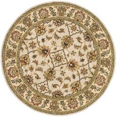 HERITAGE, IVORY / LIGHT GOLD, 6' X 6' Round, Area Rug